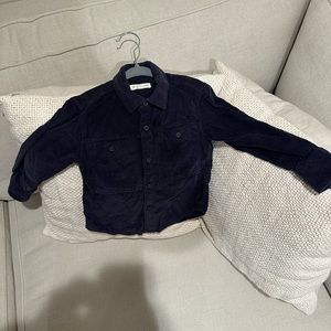 Tucker and tate boys blue corduroy shirt 2t